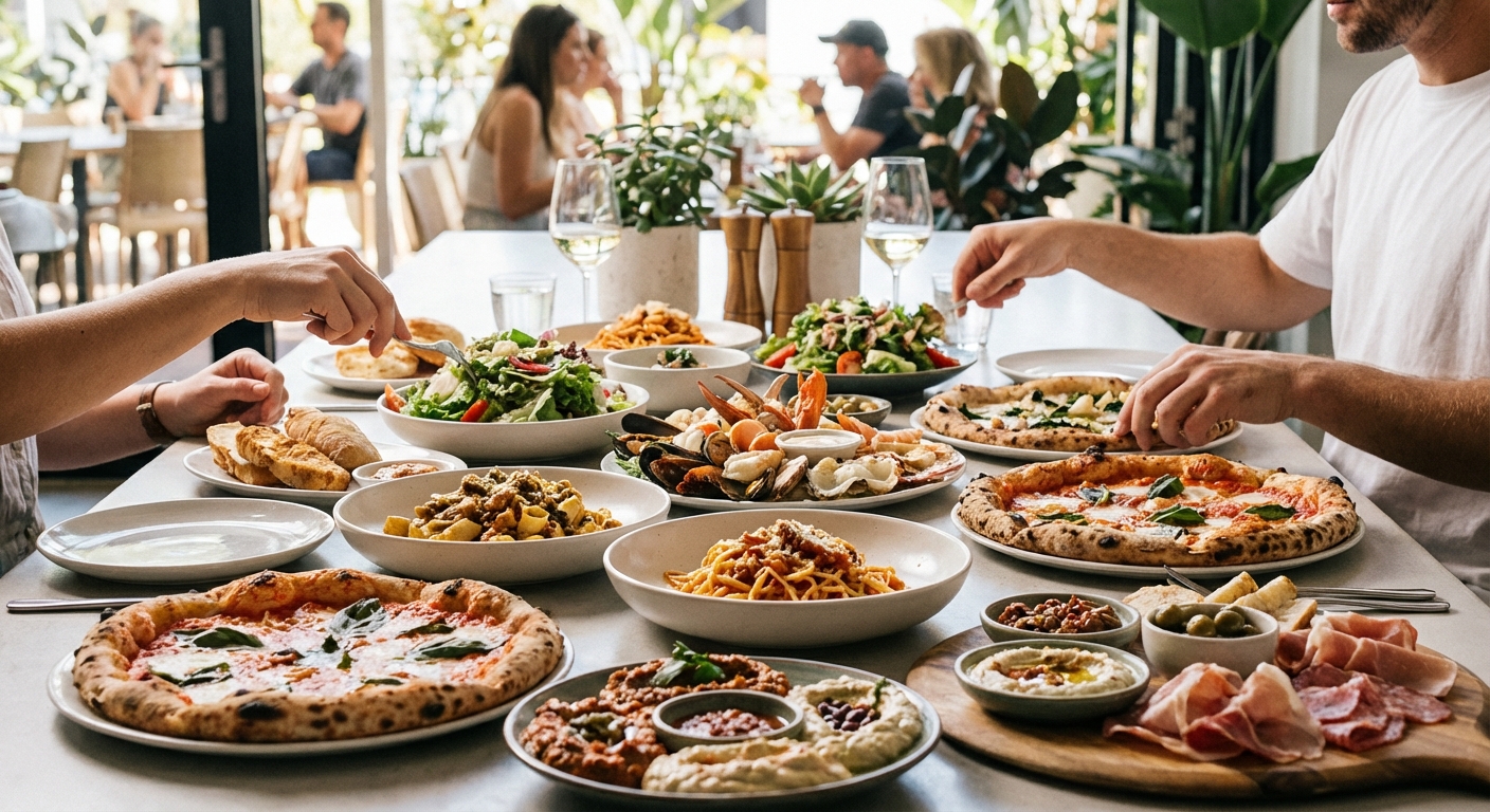 Delicious restaurant food